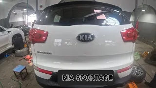 replacing bushing rear lower control arm ... kia sportage 2013 #suspensionsystem #kia #sportage