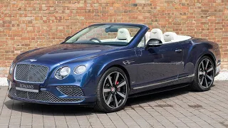 2017 Bentley Continental GT V8 S Mulliner Convertible - Light Sapphire | Romans International [4K]