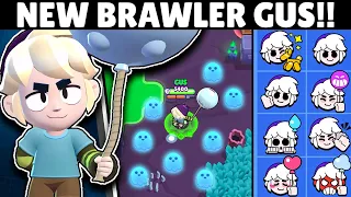 Gus' Animation, Pins Details & More! | Brawl Stars Season 14 #RobotFactory