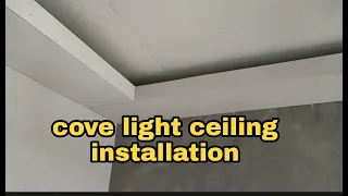 cove light ceiling installation #covelight