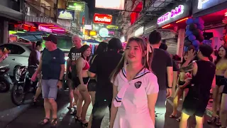 Exploring Pattaya soi 6 night life on Friday | 4K Mar 2024 Thailand