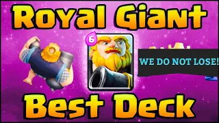 Clash Royale | NEW ROYAL GIANT DECK THAT IS DESTROYING LADDER!