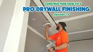 Pro Drywall Plastering with the Hawk and Trowel