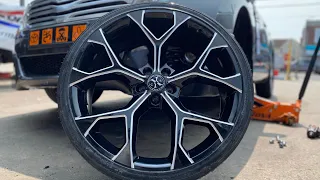 Xcess 05 Flake 5 aka 5 lug Snowflake style Wheels on Toyota Venza