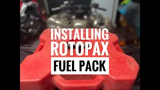 Installing ROTOPAX Fuel Can on ATV Storage Box