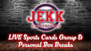 WE'RE BACK! Jekk Sports Cards Live Personal Box & Group Breaks!