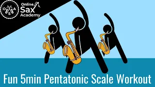 Fun 5 min Pentatonic Scale Workout for Saxophone (With Free PDF) #26