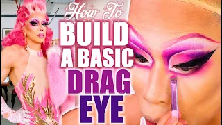 HOW TO BUILD YOUR DRAG EYE MAKEUP | Drag 101