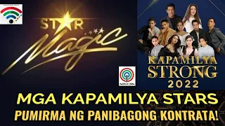 KAPAMILYA STARS-PUMIRMA NG PANIBAGONG KONTRATA SA ABS-CBN!🙂♥️💚💙