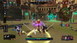 SMITE Achilles practicing his Execution