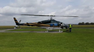 Bell 222 Startup and Takeoff FAGM Rand Airport