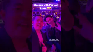 Michael Sager Bloopers with Runner Rocky During Jillian Ward’s Debut Party!