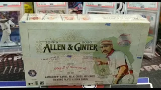 2020 Topps Allen & Ginter Hobby Box 3 Hits Per Box ** Auto Pull & Glow in the Dark Cards!**