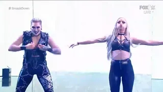 Rhea Ripley Entrance With Liv Morgan - Smackdown: April 15, 2022