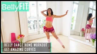 Belly Dance Workout | Burn Belly Fat with Twist Shimmies