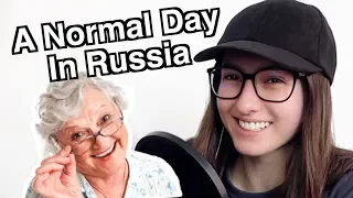 Slav Girl Reaction to r/anormaldayinrussia