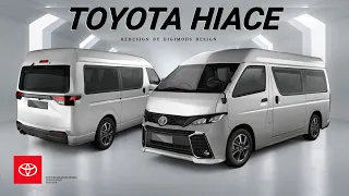 ALL NEW TOYOTA HIACE 2024-2025? REDESIGN | Digimods DESIGN |