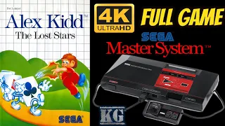 Alex Kidd: The Lost Stars [SEGA MASTER SYSTEM] Longplay Walkthrough Full Movie Game [4K60ᶠᵖˢ UHD🔴]