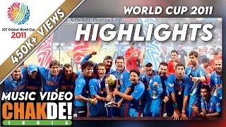 Relive The Glory: India's 2011 Cricket World Cup Triumph | Epic Highlights & Moments | Chak De India