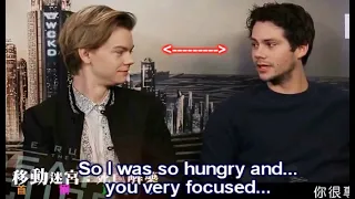 DYLAN & THOMAS TALK ABOUT THEIR ALMOST KISS (SUB ENG)