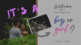 My bestfriend’s Gender Reveal Party ♡ Surprise!!!︎