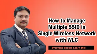 How to Manage Multiple SSID in Single Wireless Network with WLC | CCNA 200-301 LAB | HINDI