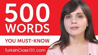 500 Words Every Turkish Beginner Must Know