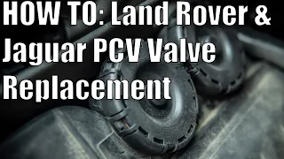 How to replace A land Rover / Jaguar 5.0L V8 and 3.0L SCV6 PCV valve