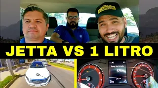 PRUEBAS DE CONSUMO: VW JETTA VS 1 LITRO DE GASOLINA!