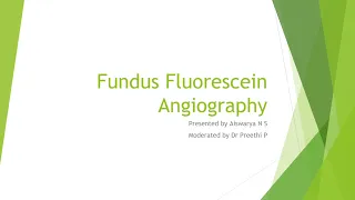 Fundus Fluorescein Angiography, Dr Aiswarya N S, 16 Apr 2024