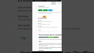 How to configure and start CloudFlared HomeAssistant add-on