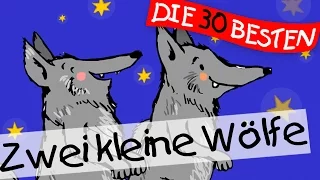 Zwei kleine Wölfe - Kindergartenlieder zum Mitsingen || Kinderlieder