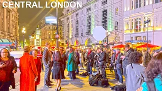 Central London Christmas Light Switch On 2021| Oxford Street Regent Street  Piccadilly Circus Walk