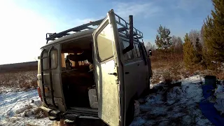 ПЕРВЫЙ ЛЕД!!ЖИВЕМ В "БУХАНКЕ"!!ЖАРКОЕ ИЗ НАЛИМА!НАЛИМ НА СТУК!!ЧАСТЬ ВТОРАЯ!