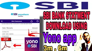 SBI Bank statement download using yono app/ SBI Bank statement download @tradingmanja3515