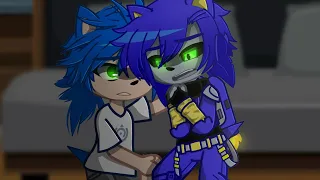 //~I need to cry… but I can’t get anything out of my eyes~// meme //Metal Sonic AU// Big Bro Sonic