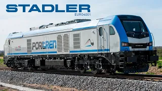 Nuevas locomotoras Stadler EURO 4001, de PORTREN.