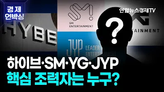 하이브, SM, YG, JYP 4대 엔터 핵심 조력자 누구?  (박주근 리더스인덱스 대표) ㅣ 굿모닝인포맥스 경제언박싱