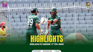 Highlights | 5th T20i | Bank Bangladesh vs Zimbabwe