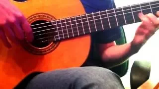 Spanish flamenco guitar.   Duelo de Navajas.