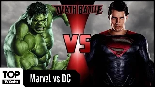 Death Battle: Hulk vs Superman superheroes fight - Superman can win? | Marvel & DC