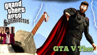 GTA V Thor mod for GTA San andreas 🔥- New Abilities & Powers Like in GTA V😯😘😜 - Thor New Update🔥