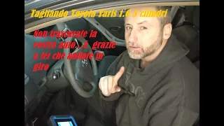 Come fare il tagliando a Toyota Yaris 1.0 3 cilindri