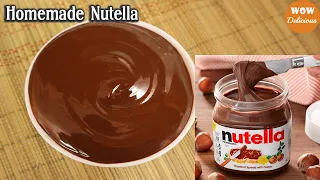 Homemade Nutella Recipe | Nutella Recipe | Nutella Recipe without Hazelnuts | How to make Nutella