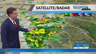 Tracking weekend showers, storms in the Charlotte area