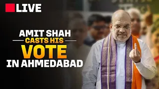 Live: Union Home Minister Amit Shah cast his vote at Naranpura in Ahmedabad |Lok Sabha Election 2024