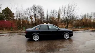 'Rainy day' #audi80 #oldschoolcars #loweredcars #dailydriven #germancars #classiccars #bbswheels