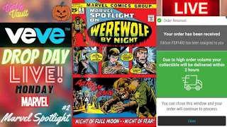 VeVe Drop Day LIVE - Marvel Spotlight #2 Marvel Comic Blindbox NFT Drop! Werewolf FA Happy Halloween