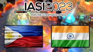 MAIN STAGE !! PHILIPPINES vs INDIA - IESF ASIA 2023 RIYADH DOTA 2