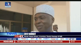 2017 Budget: Saraki Meets Buhari, Promises Timely Passage Of Bill